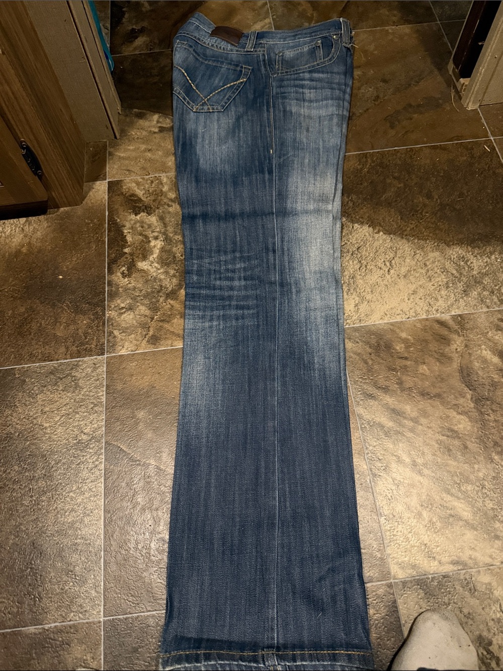 A.P.C. Men's Faded Blue Bootcut Jeans